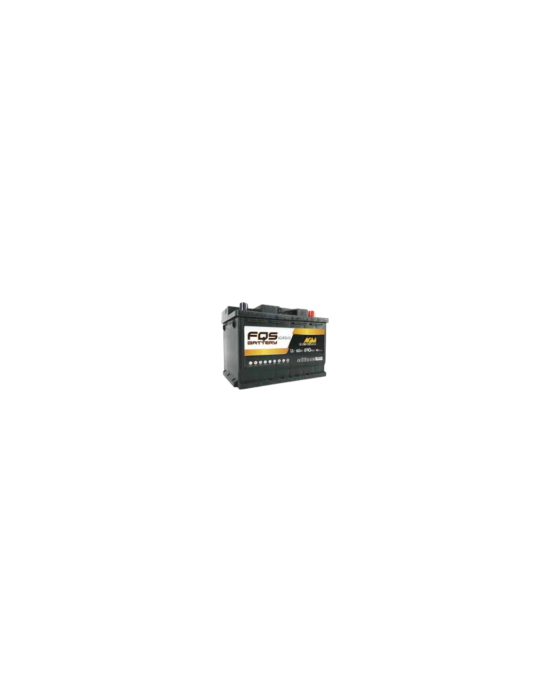 Batterie FQS AGM Start-STOP 12V 80Ah (FQS80AGM.0) | Hochleistung und überlegene Leistung