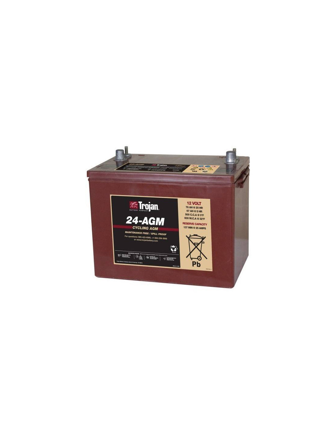 Batterie Trojan 24-AGM 12V 84Ah