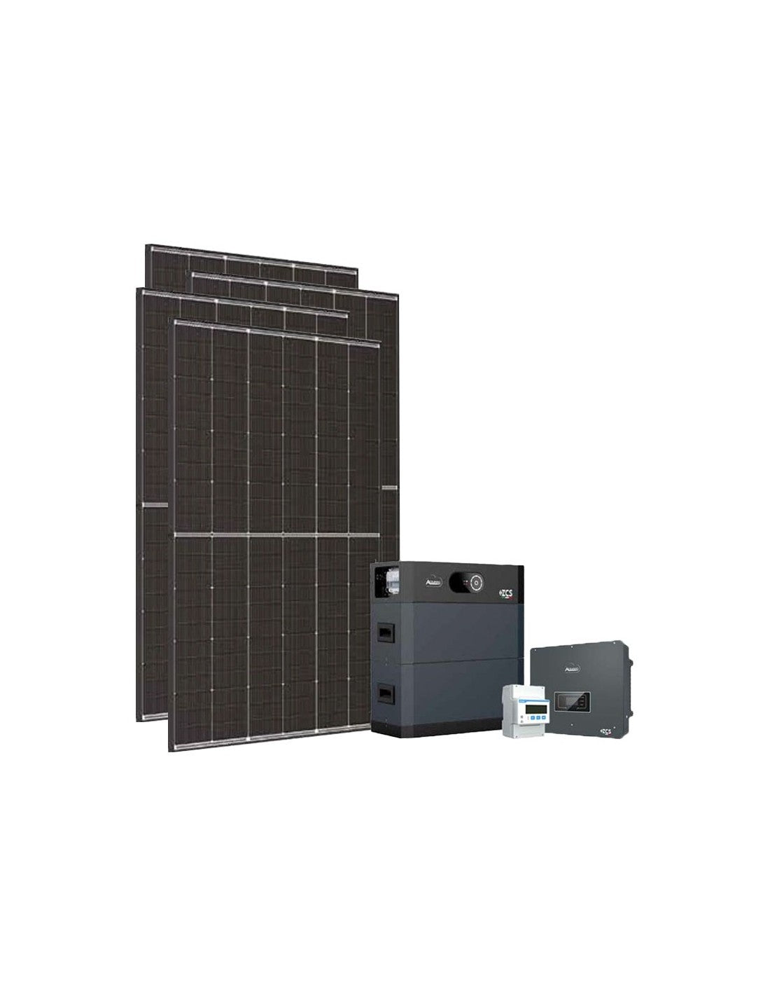 copy of Dreiphasiger Photovoltaik-Kit 6300W-inverter Zucchetti 6kW Akku lithium 5.12kWh