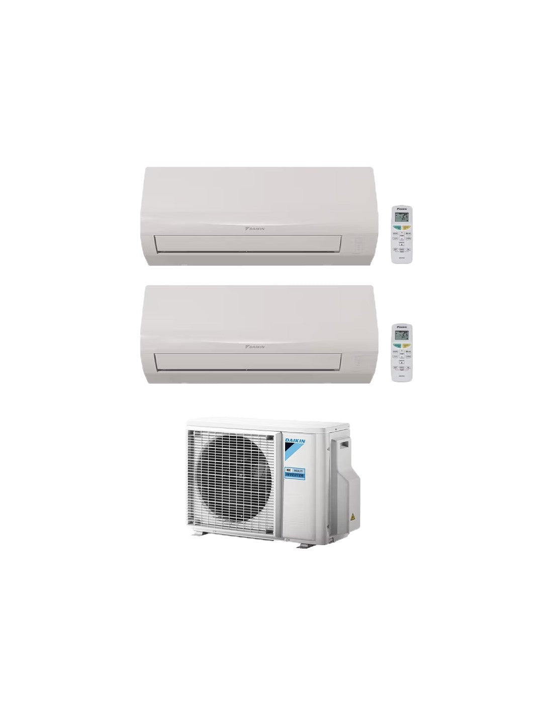 Daikin Sensira Wi-Fi 7000 + 9000 BTU Dual-Split-Klimaanlage mit 4kW Außengerät Inverter...