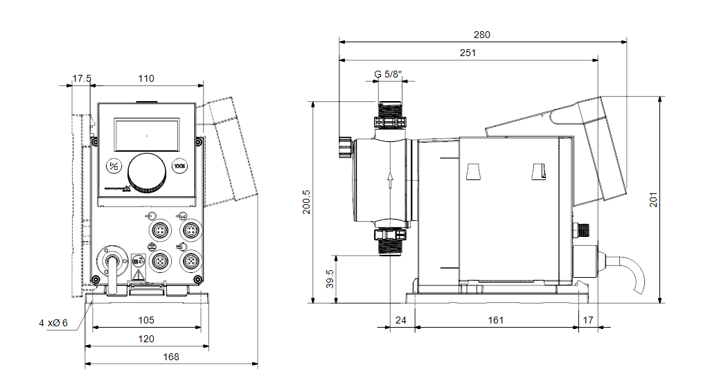 GRUNDFOS Dosierpumpe DDC 15-4 A-SS/T/SS-F-32AAFG