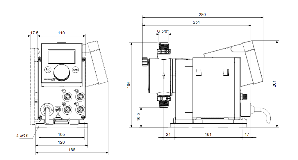 GRUNDFOS Dosierpumpe DDC 6-10 AR-SS/T/SS-F-32AAFG