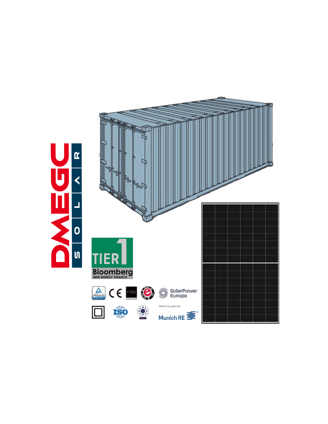 DMEGC Solar iNFINITY RT DM470G12RT-B48HBW (Container 40") DM470G12RT-B48HBW-CNT