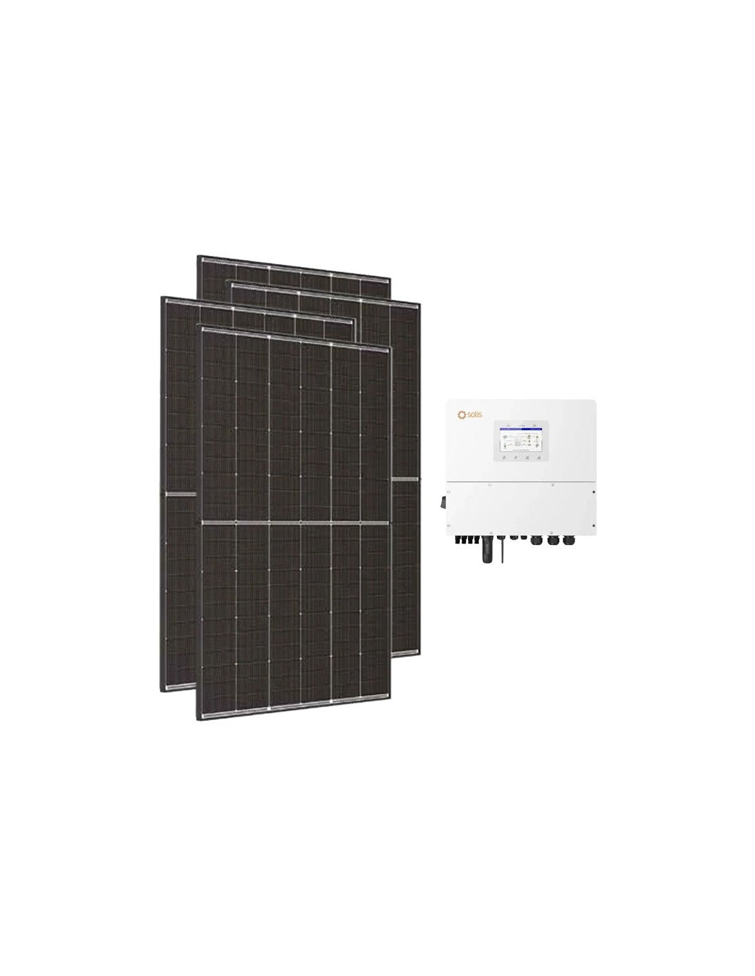Dreiphasen-Photovoltaik-Kit 20250W Solis Wechselrichter 20kW für Akkumulation