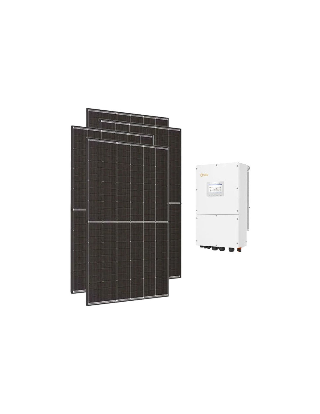 Dreiphasen-Photovoltaik-Kit 30150W Solis Wechselrichter 30kW für Akkumulation