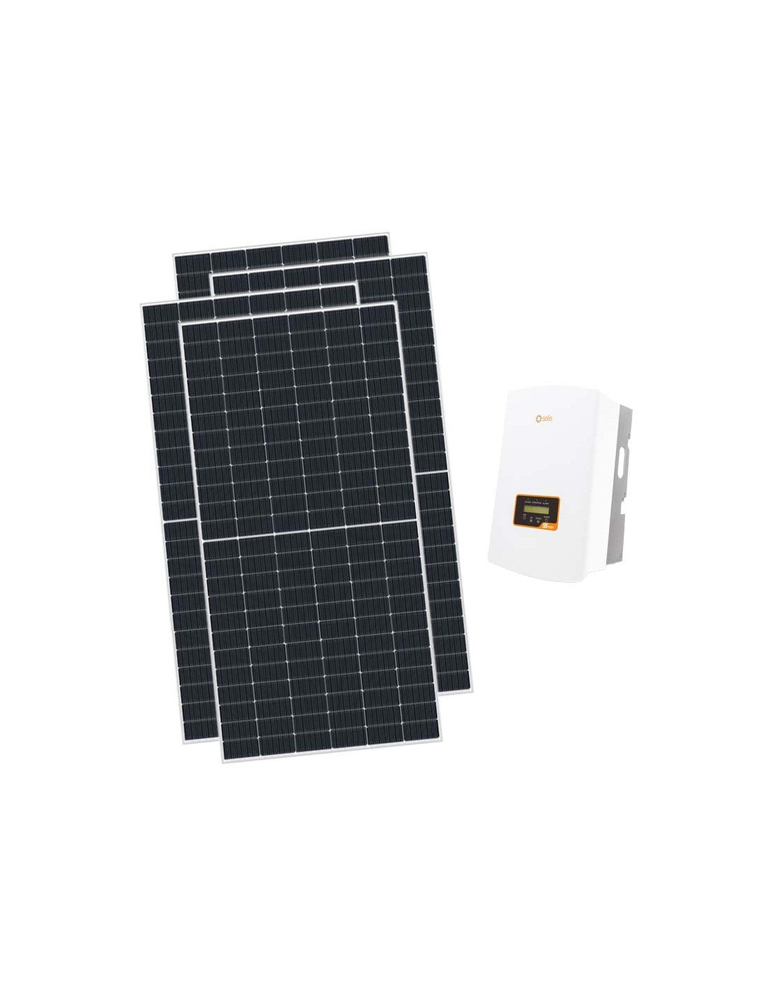 Dreiphasen-Photovoltaik-Kit 9945W Solis-String-Wechselrichter 10kW Netzwerk