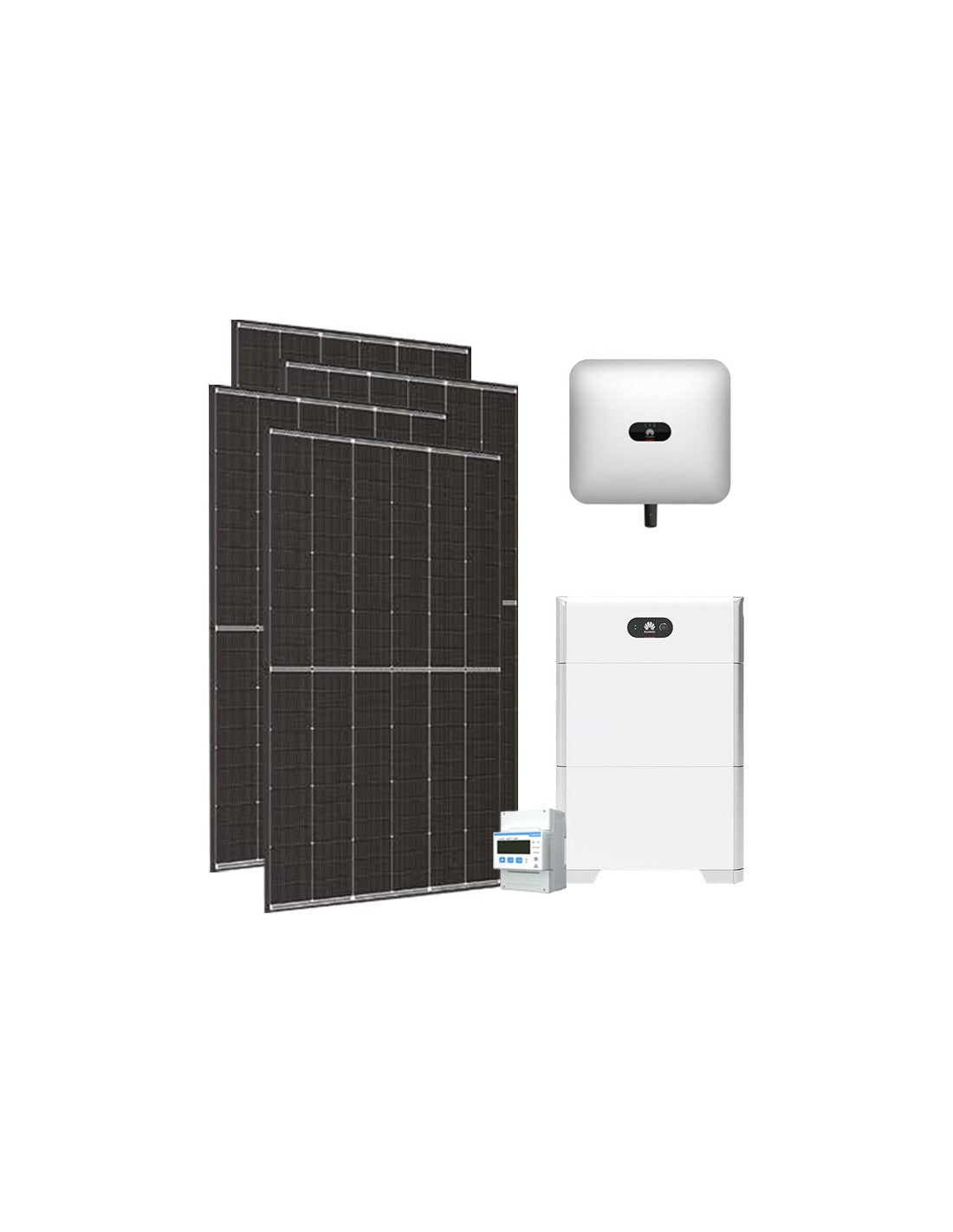 Dreiphasig Photovoltaik-Kit 10350W inverter Huawei 10kW lithium LUNA2000 10kWh