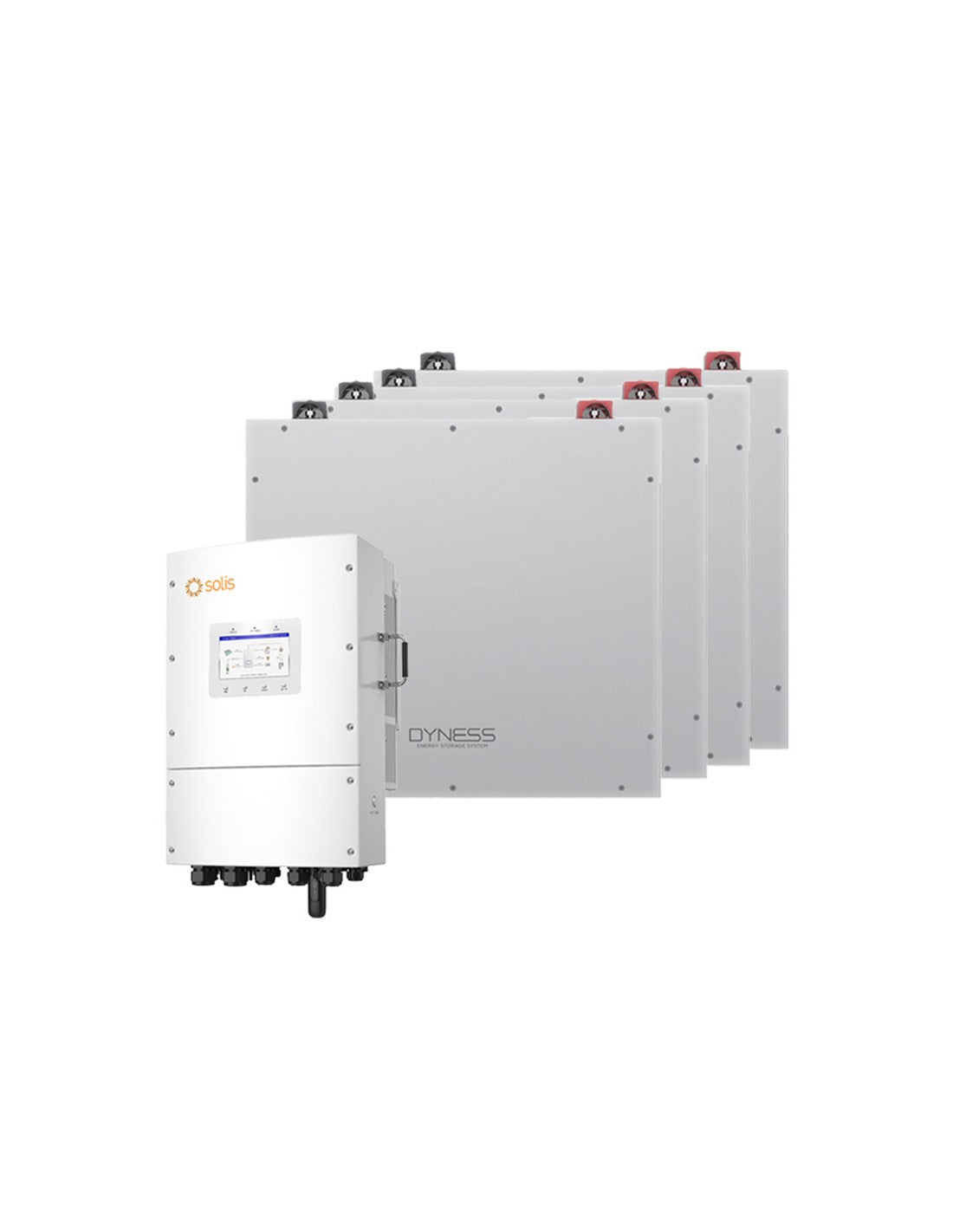 Dreiphasige Speichersystem Wechselrichter Solis LV 12kW Akku 20.48kWh DL5.0C Dyness