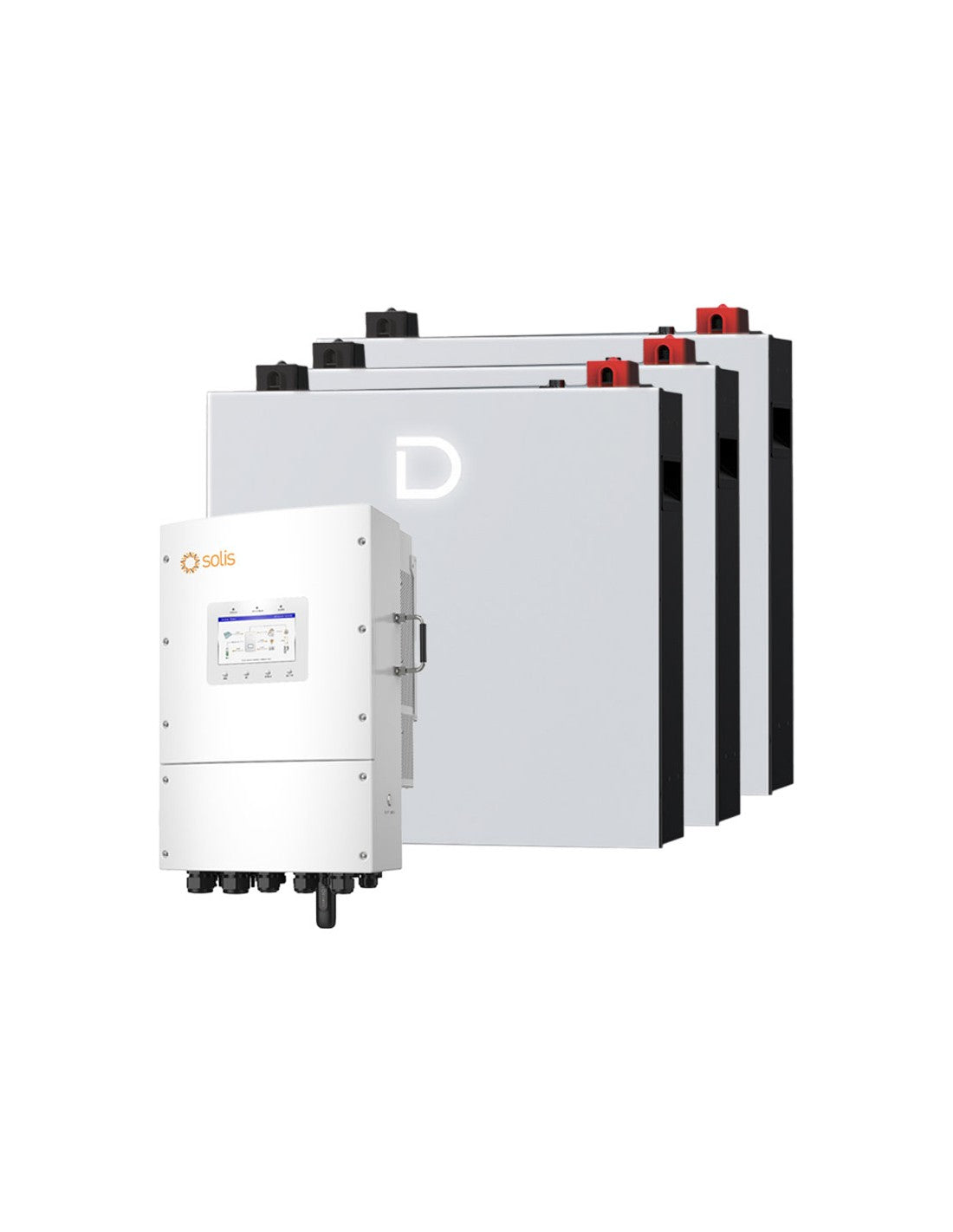 Dreiphasige Speichersystem Wechselrichter Solis LV 15kW Akku 15.36kWh DL5.0C PRO Dyness