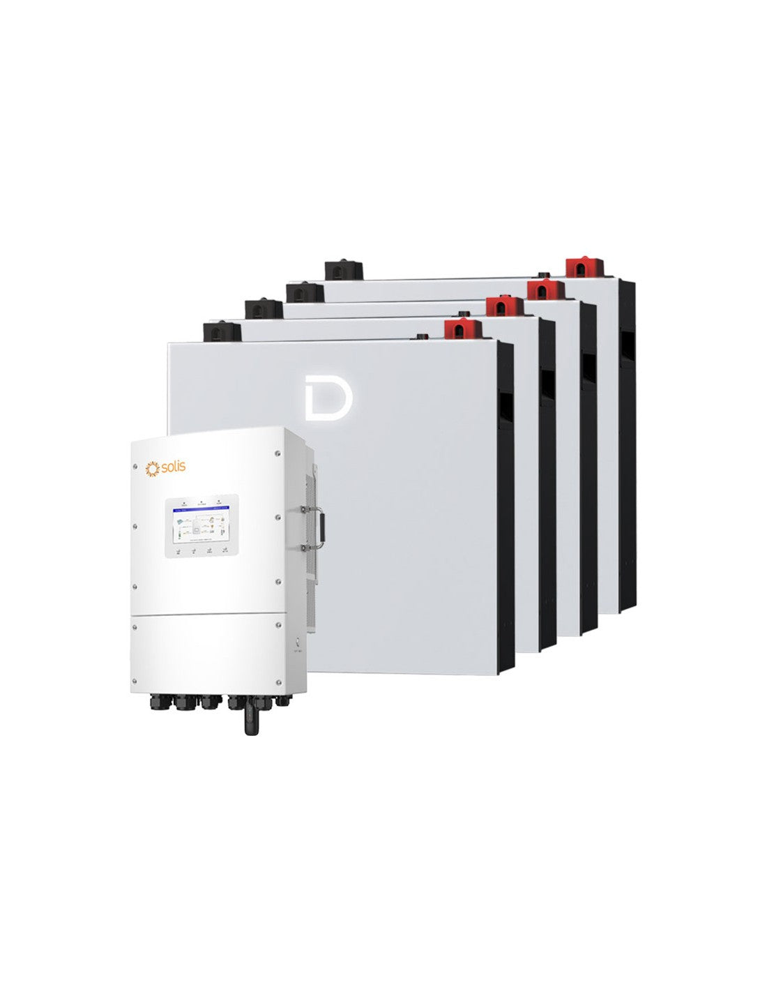 Dreiphasige Speichersystem Wechselrichter Solis LV 15kW Akku 20.48kWh DL5.0C PRO Dyness