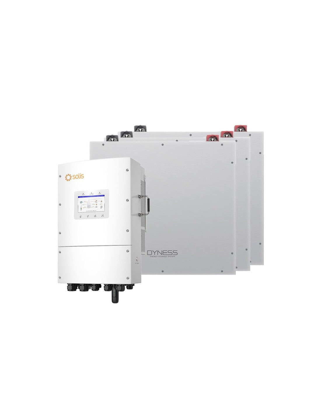Dreiphasige Speichersystem Wechselrichter Solis LV 8kW Akku 15.36kWh DL5.0C Dyness