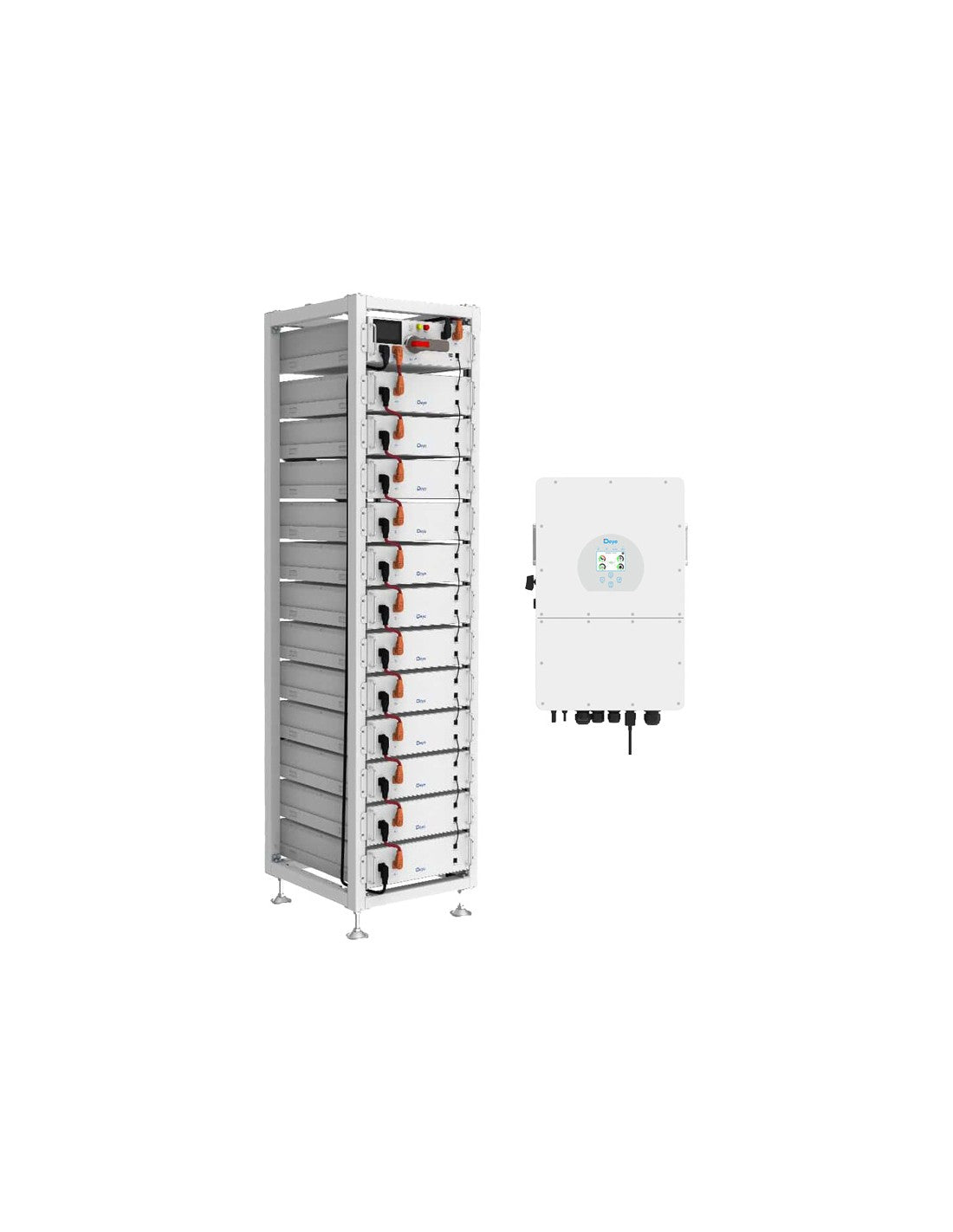 Dreiphasiger Off-Grid-Speichersystem-Wechselrichter 20kW DEYE Lithium 20.48kWh