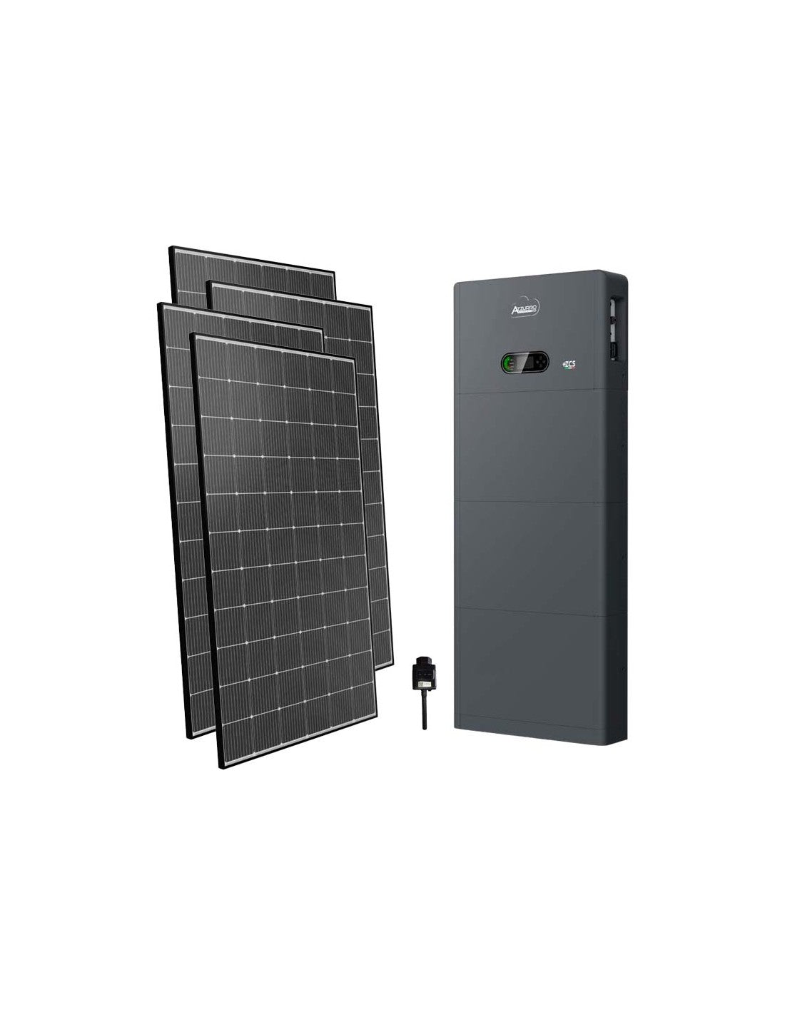 Dreiphasiger Photovoltaik-Kit 10100W-inverter Zucchetti 10kW Akku lithium 20.48kWh