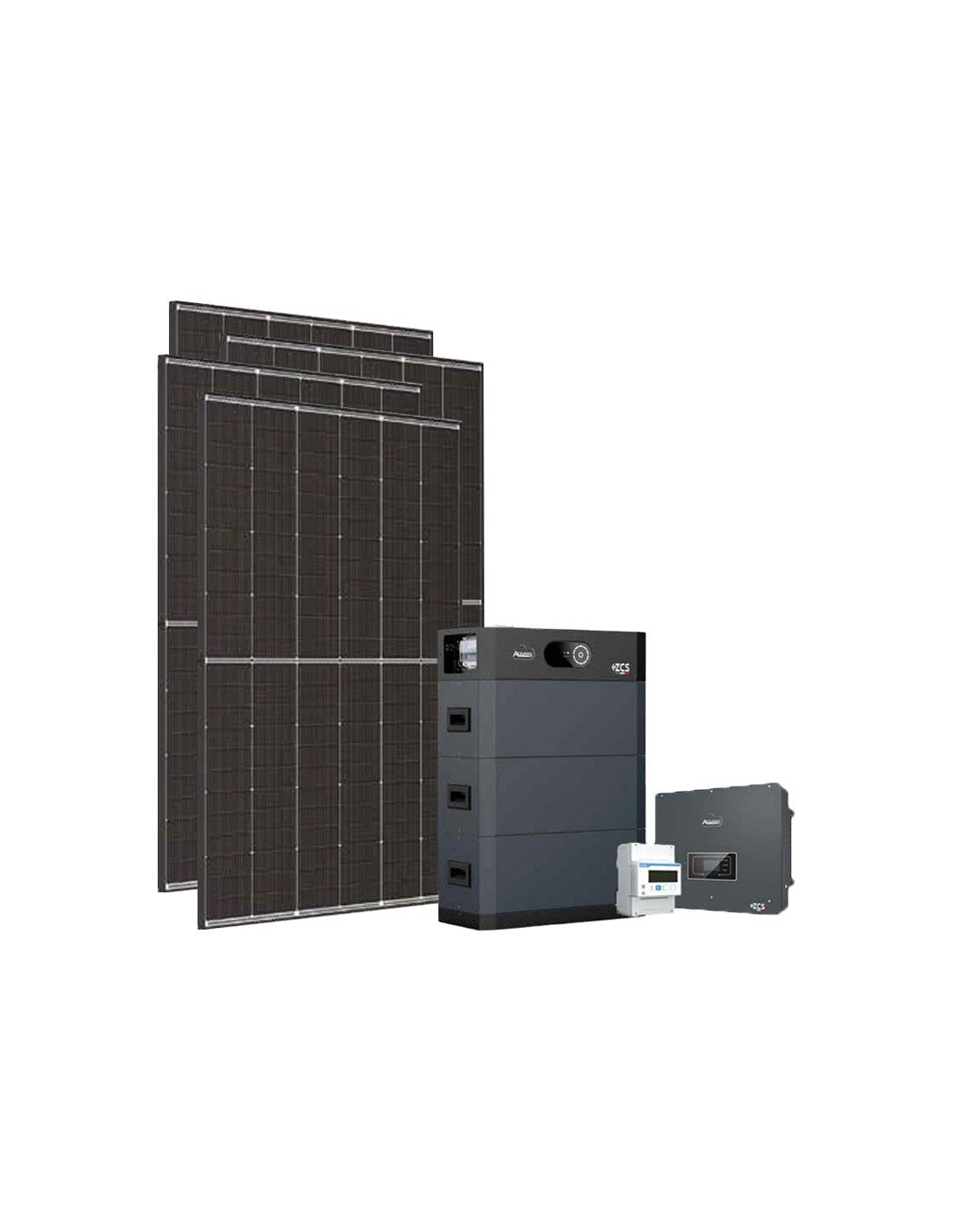 Dreiphasiger Photovoltaik-Kit 10800W-inverter Zucchetti 10kW Akku lithium 15.36kWh