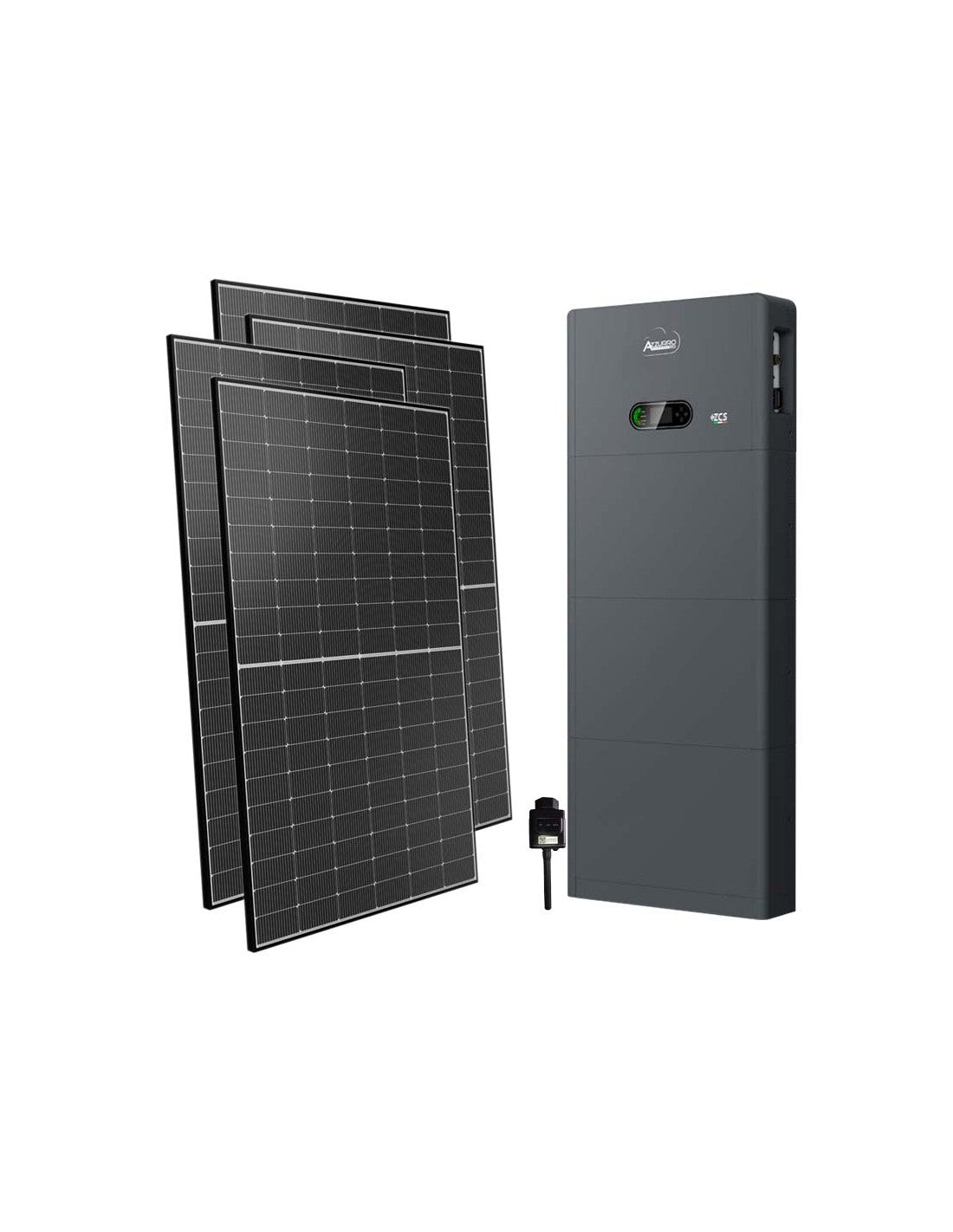 Dreiphasiger Photovoltaik-Kit 12000W-inverter Zucchetti 12kW Akku lithium 20.48kWh