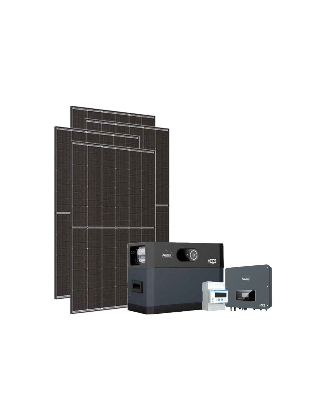 Dreiphasiger Photovoltaik-Kit 8100W-inverter Zucchetti 8kW Akku lithium 5.12kWh