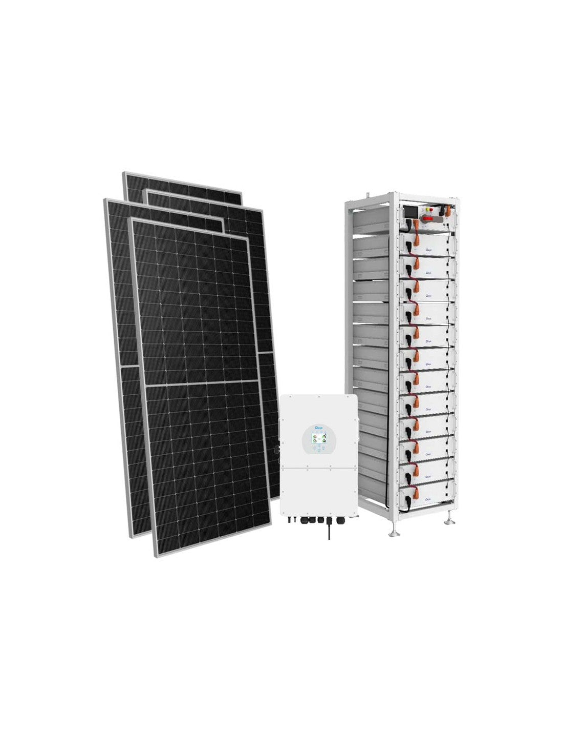 Dreiphasiges Photovoltaik-Kit 20230W Wechselrichter-20kW DEYE Lithium 30.72kWh