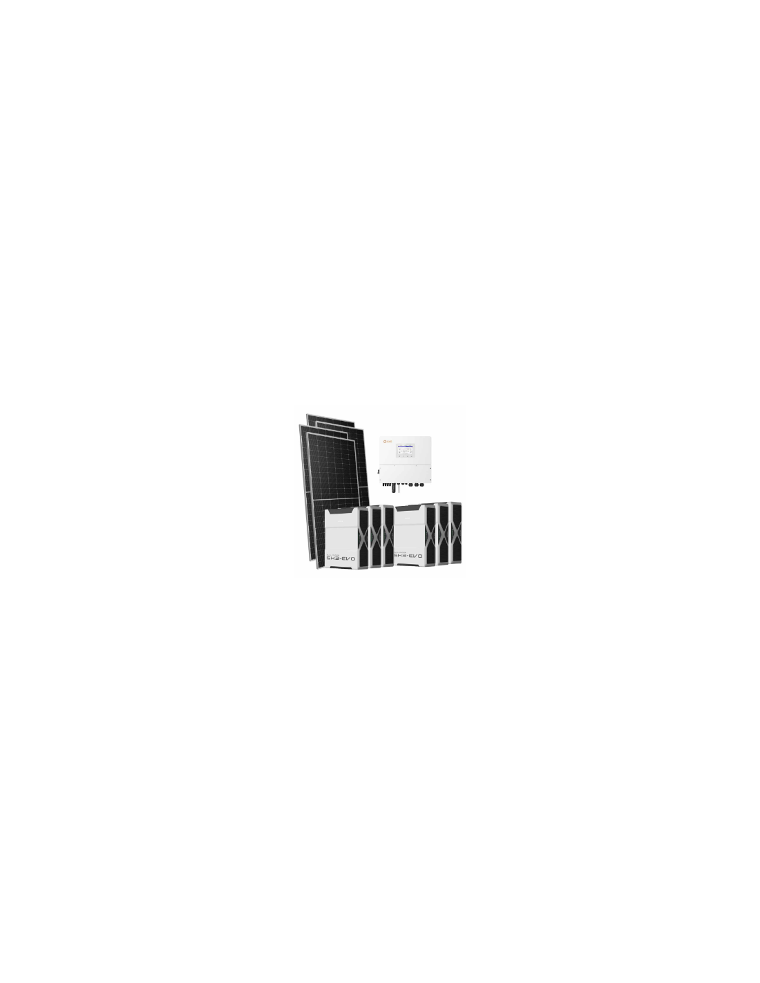 Dreiphasiges Photovoltaik-Kit 21420W Wechselrichter Solis 20kW Lithium 31.32kWh Weco...