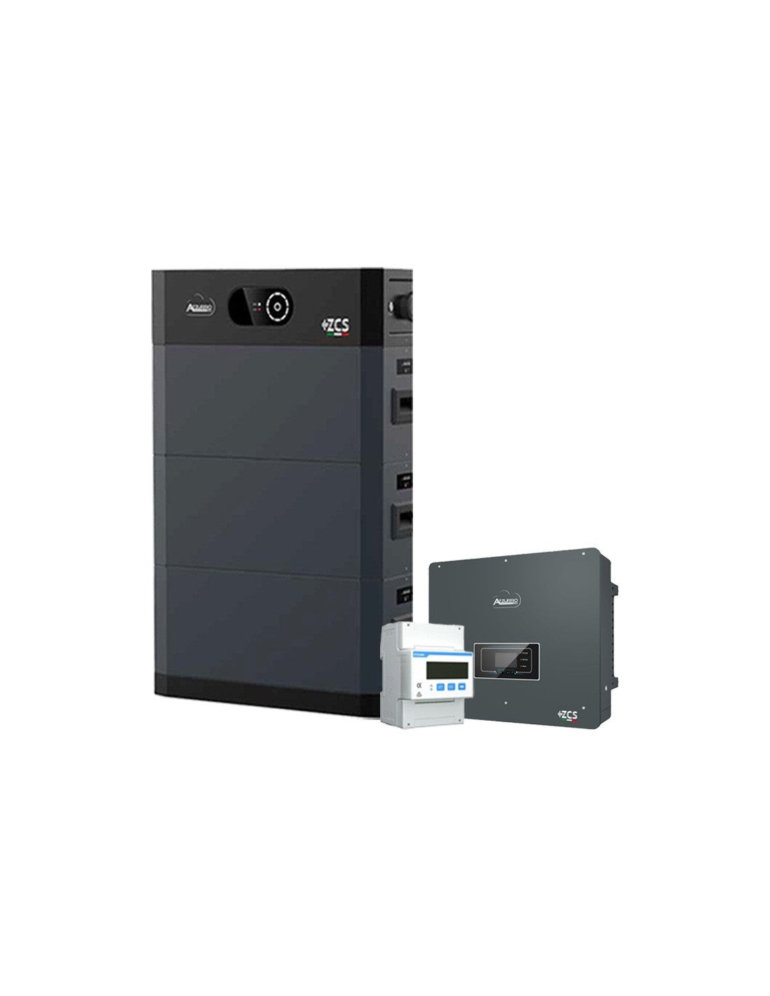 Dreiphasiges Speichersystem 10kW Wechselrichter Zucchetti Akku 15.36kWh HV SMART 5K