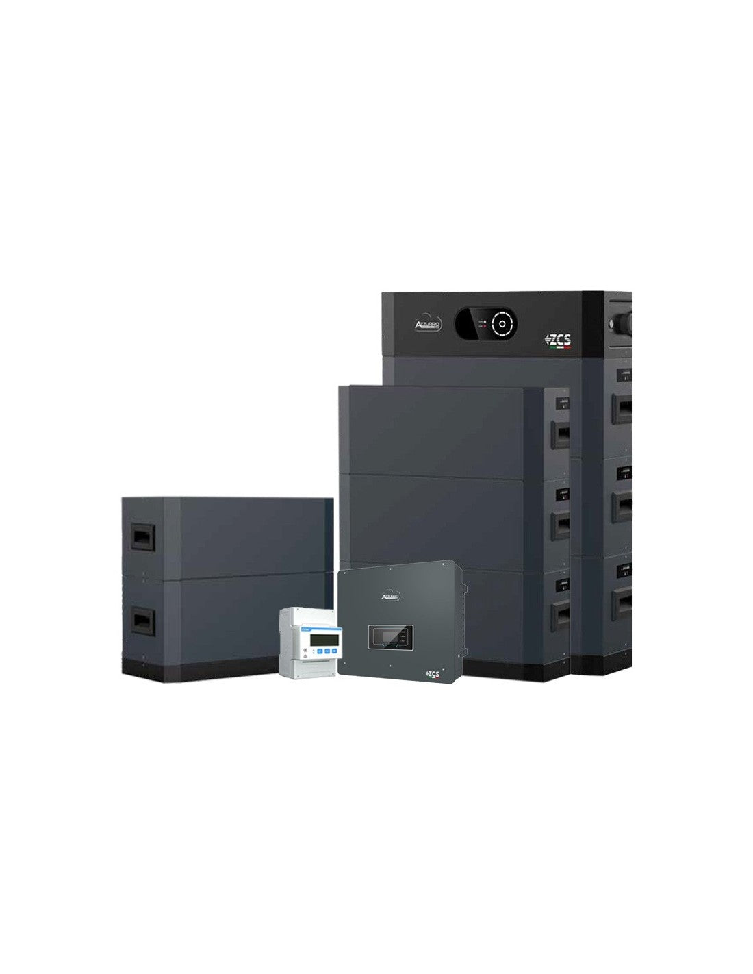Dreiphasiges Speichersystem 20kW Wechselrichter Zucchetti Akku 40.96kWh HV SMART 5K