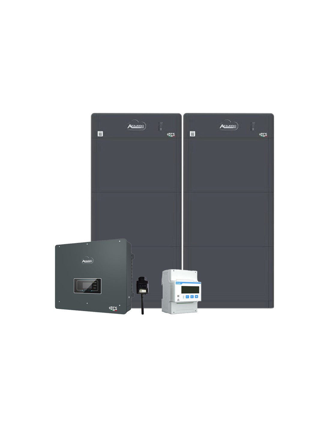 Dreiphasiges Speichersystem 20kW Wechselrichter Zucchetti HV ZBT 5K Akku 30.72kWh