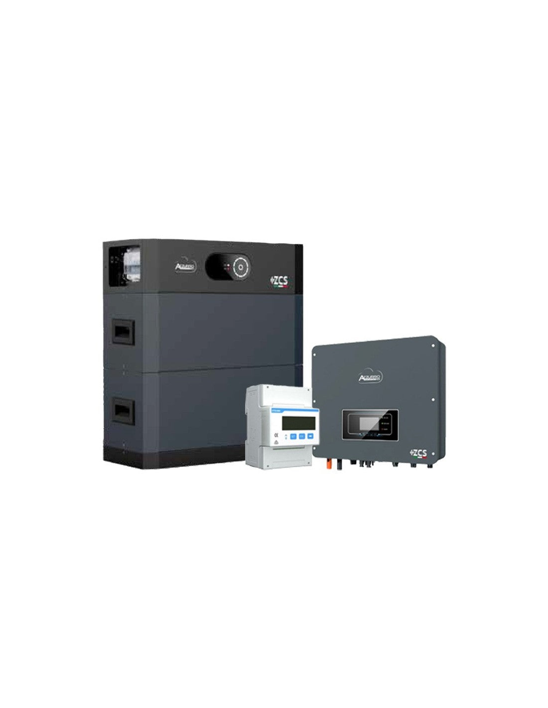 Dreiphasiges Speichersystem 5kW Wechselrichter Zucchetti Akku 10.24kWh HV SMART 5K