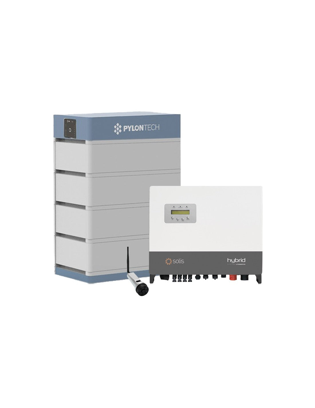 Dreiphasiges Speichersystem Off-Grid-Wechselrichter Solis 6kW Pylontech 10.65kWh