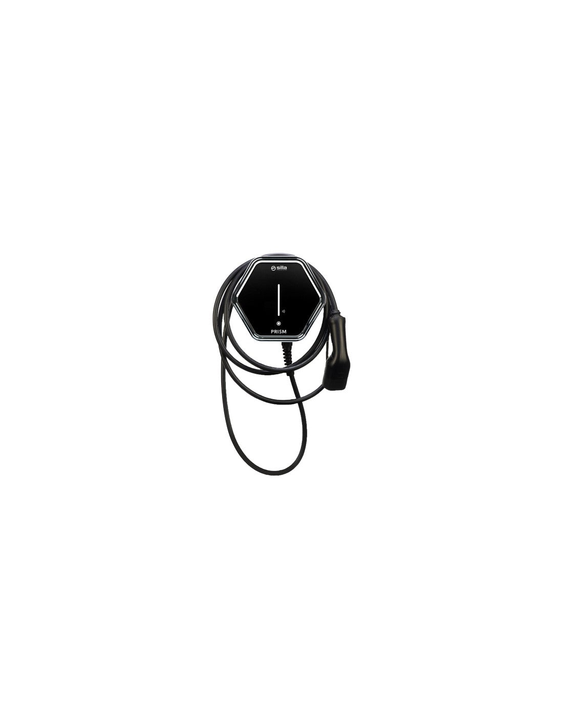 Einphasige Ladesäule 7.4kW Prism Solar RFID 5M Kabel elektrische Fahrzeuge