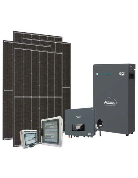 Einphasige Photovoltaik-Kit 4950W Plus-Zucchetti 4.6kW Akku ZSX5000 S 10.2kWh