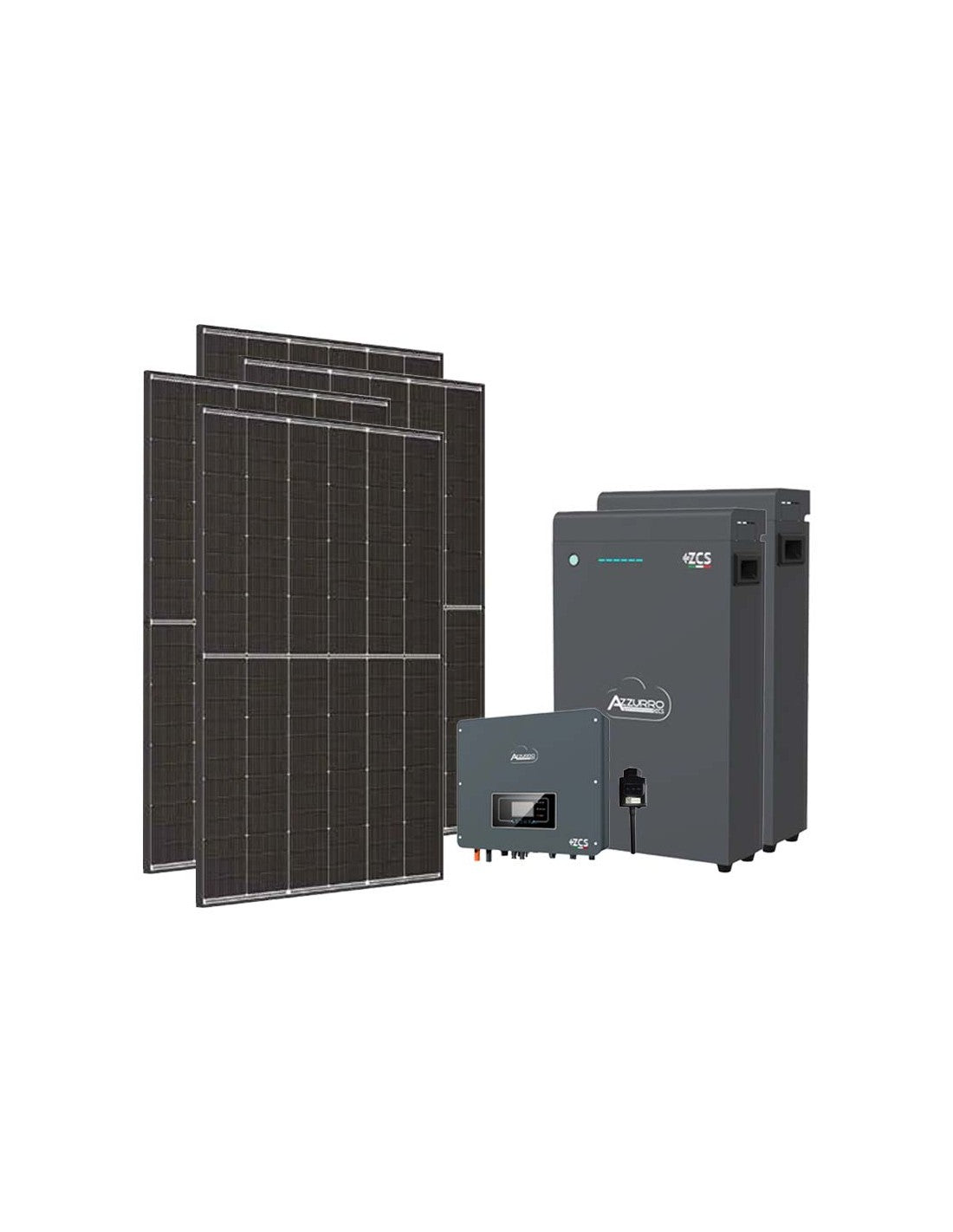 Einphasige Photovoltaik-Kit 5400W-inverter Zucchetti 5kW Akku ZSX5000 S 10.2kWh