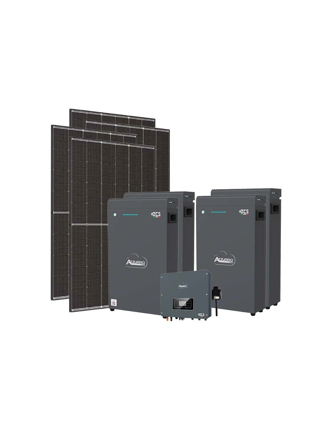 Einphasige Photovoltaik-Kit 5400W-inverter Zucchetti 5kW Akku ZSX5000 S 20.4kWh