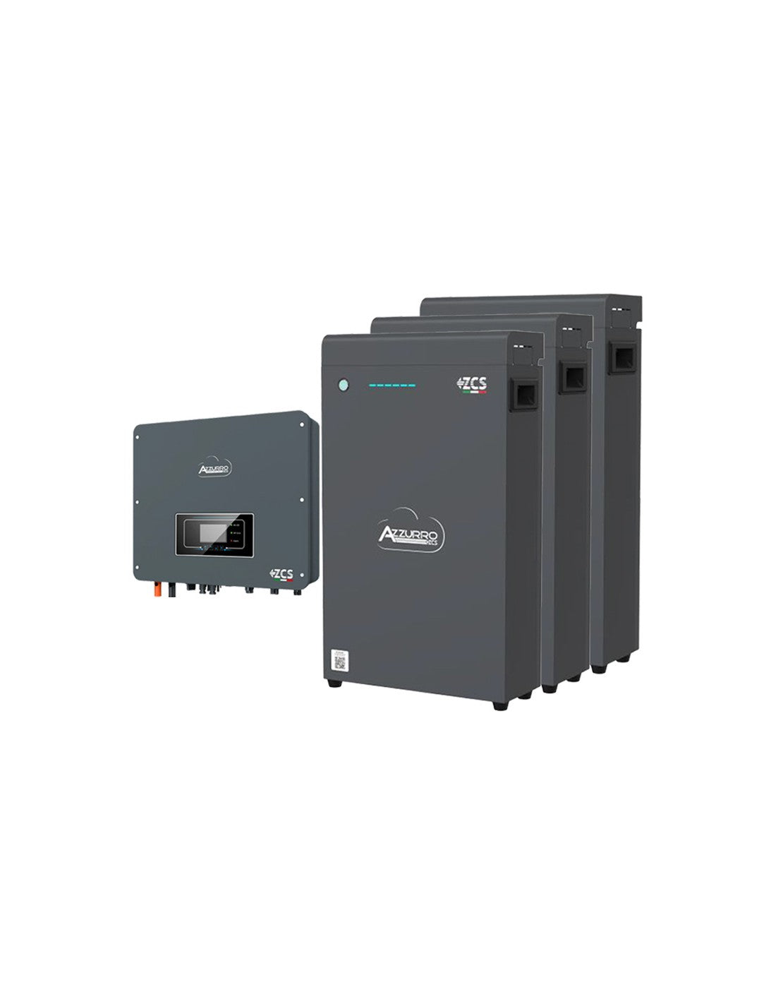 Einphasige Speichersystem 6kW Wechselrichter Zucchetti Akku LV ZSX5000 S 15.3kWh