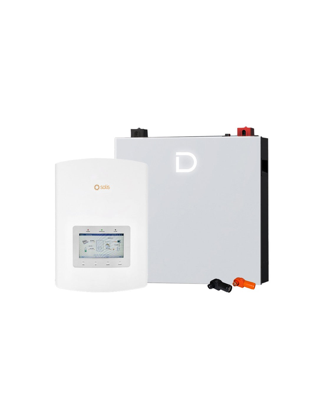 Einphasige Speichersystem Wechselrichter 3.6kW Solis Lithium 5.12kWh Dyness DL5.0C PRO