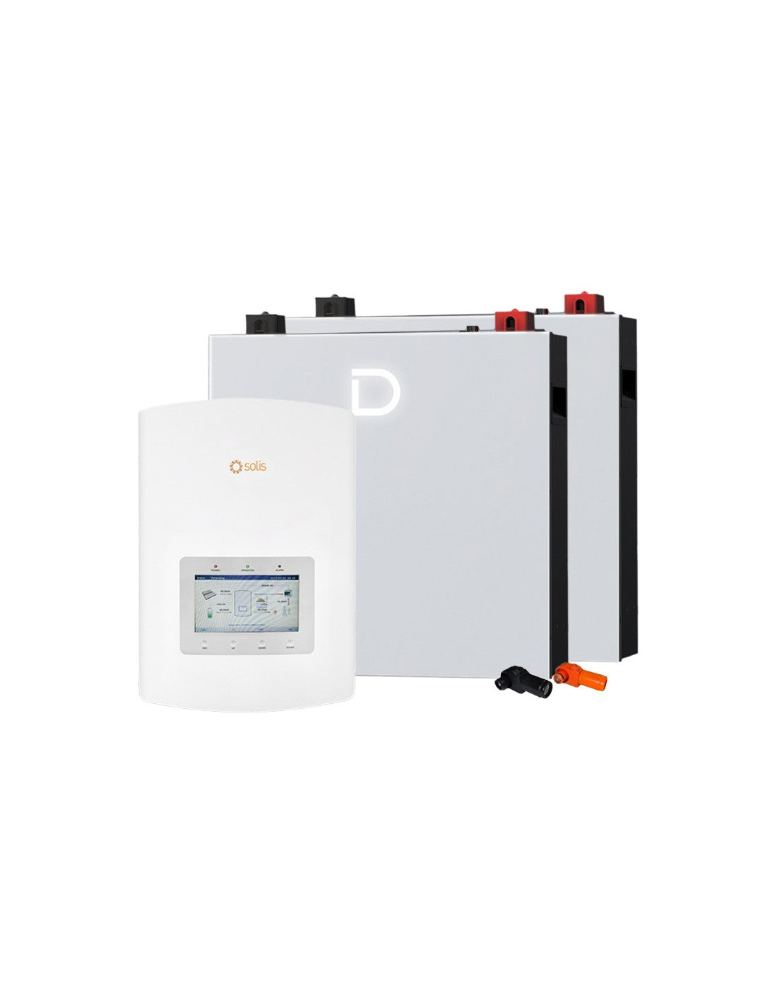 Einphasige Speichersystem Wechselrichter 3kW Solis Lithium 10.24kWh Dyness DL5.0C PRO
