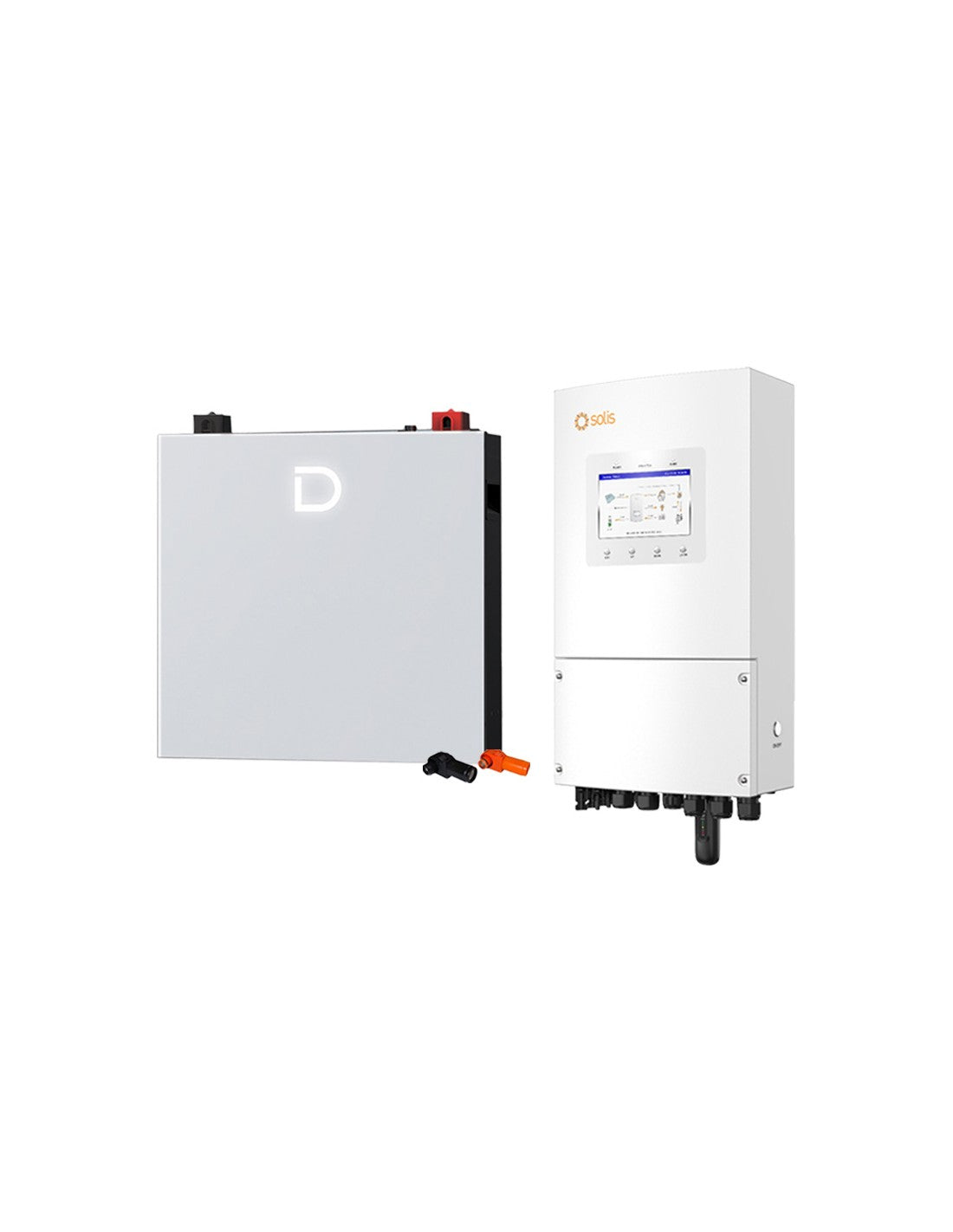 Einphasige Speichersystem Wechselrichter 8kW Solis LV Akku 5.12kWh Dyness DL5.0C PRO