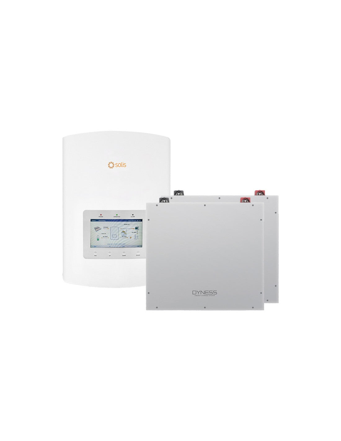 Einphasige Speichersystem Wechselrichter Solis 3kW Akku DL5.0C Dyness 10.24kWh