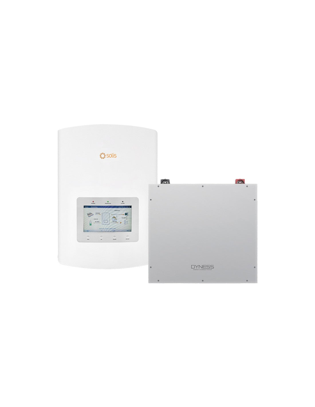 Einphasige Speichersystem Wechselrichter Solis 3kW Lithium-DL5.0C Dyness 5.12kWh