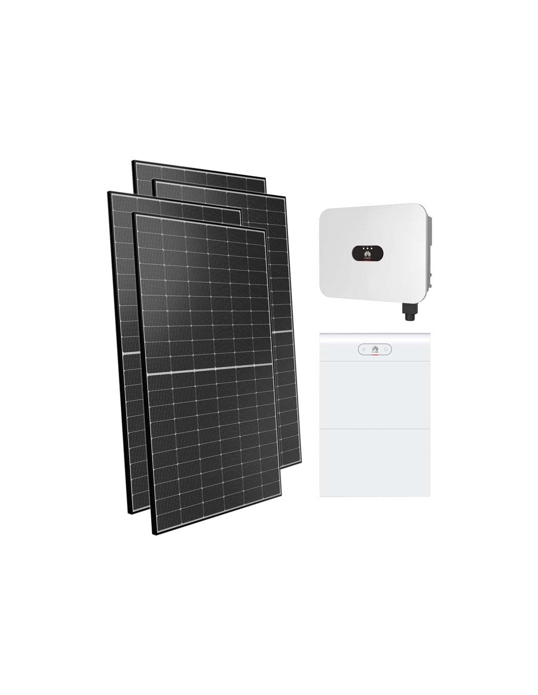 Einphasiger Photovoltaik-Kit 4000W-inverter Huawei 4kW LB0 lithium 14kWh LUNA2000