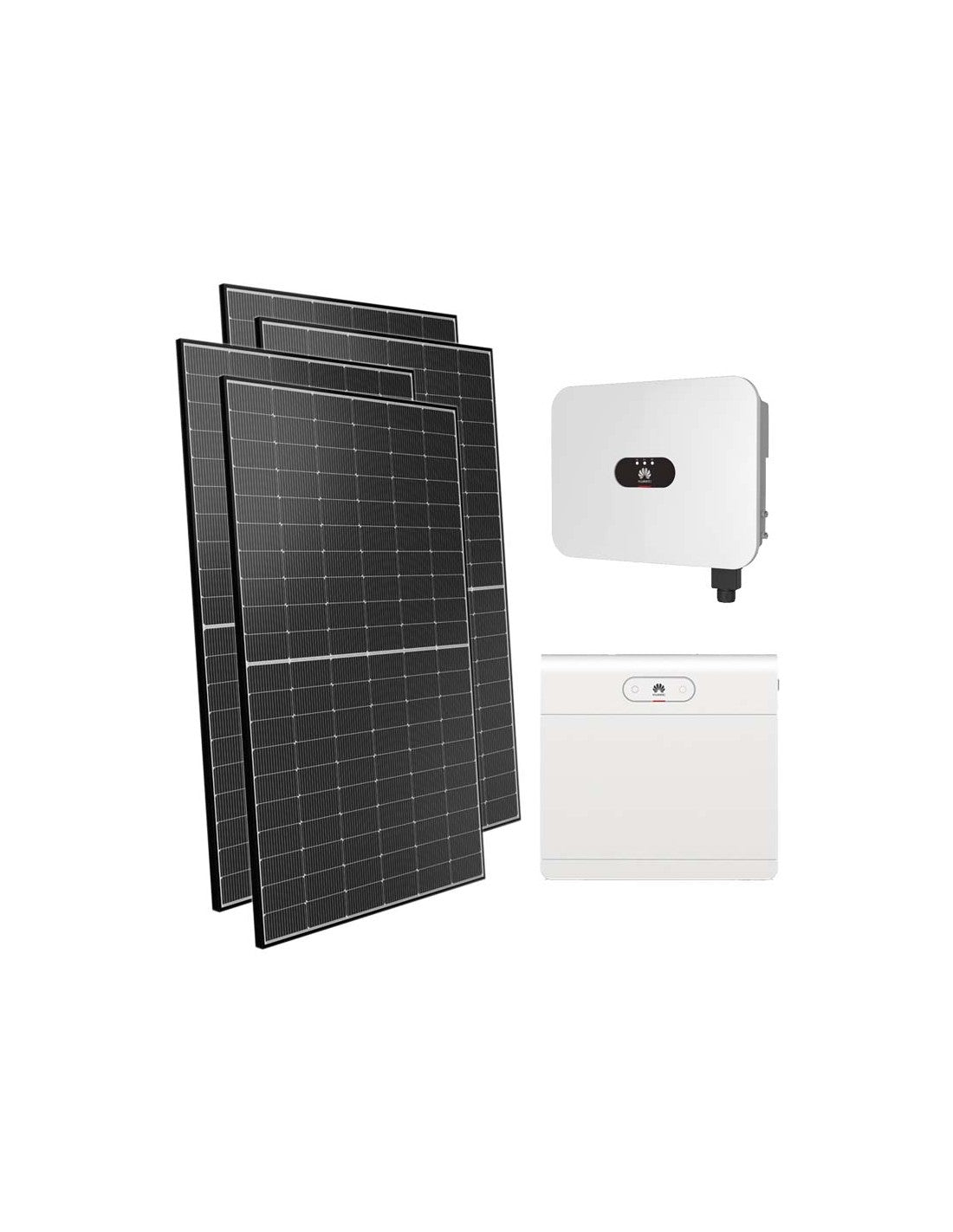 Einphasiger Photovoltaik-Kit 4000W-inverter Huawei 4kW LB0 lithium 7kWh LUNA2000
