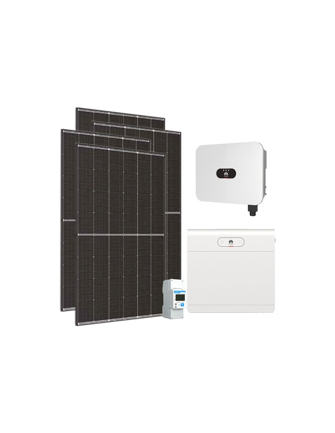 Einphasiger Photovoltaik-Kit 4050W-inverter Huawei 3.68kW LB0 lithium 7kWh LUNA2000