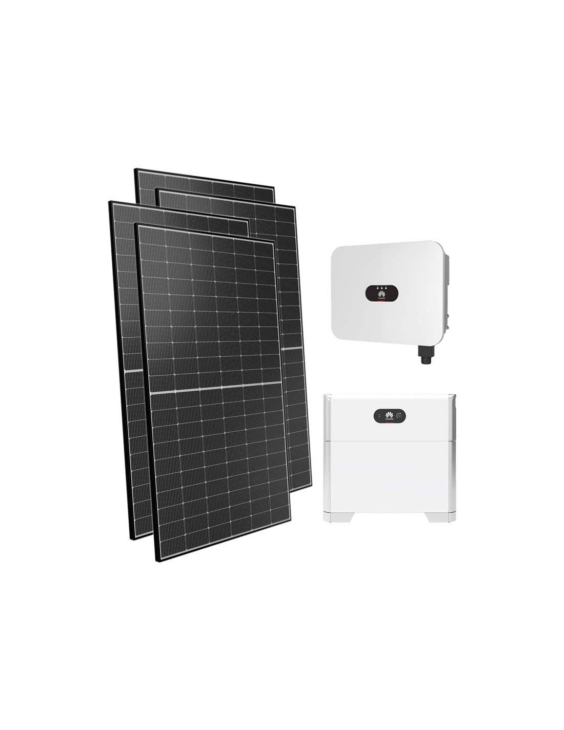 Einphasiger Photovoltaik-Kit 4500W-inverter Huawei 4.6kW LB0 lithium 5kWh LUNA2000