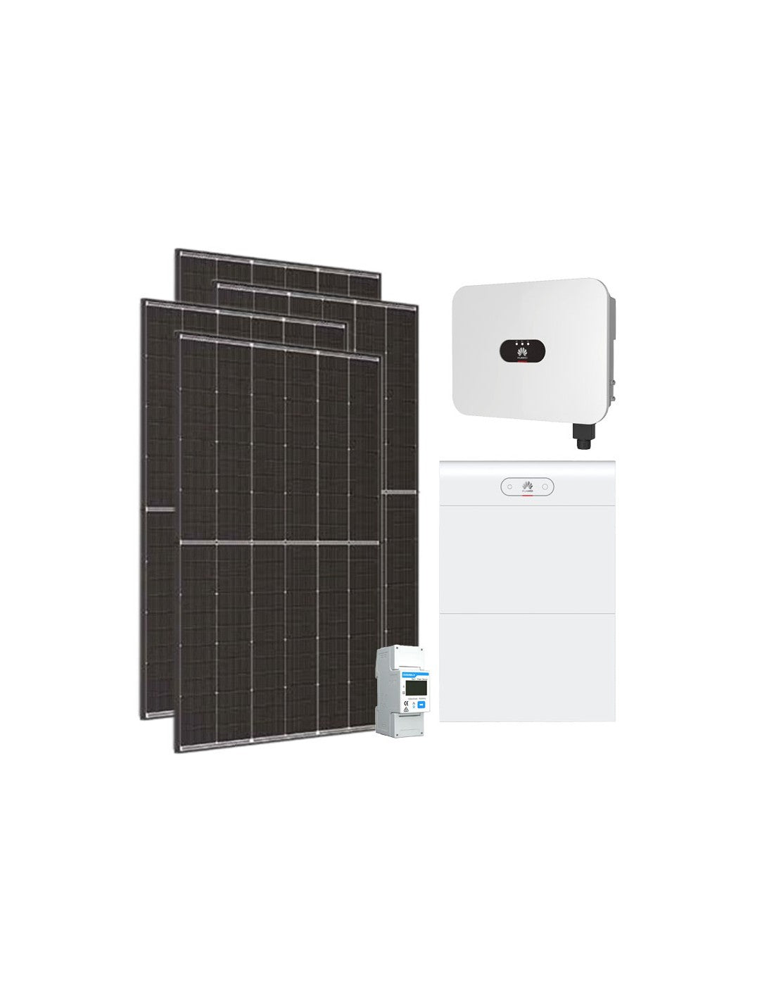 Einphasiger Photovoltaik-Kit 4950W-inverter Huawei 4.6kW LB0 lithium 14kWh LUNA2000