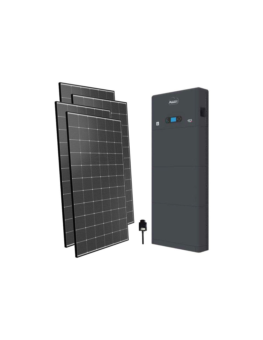 Einphasiger Photovoltaik-Kit 5050W-inverter Zucchetti 4.6kW Akku lithium 10.24kWh