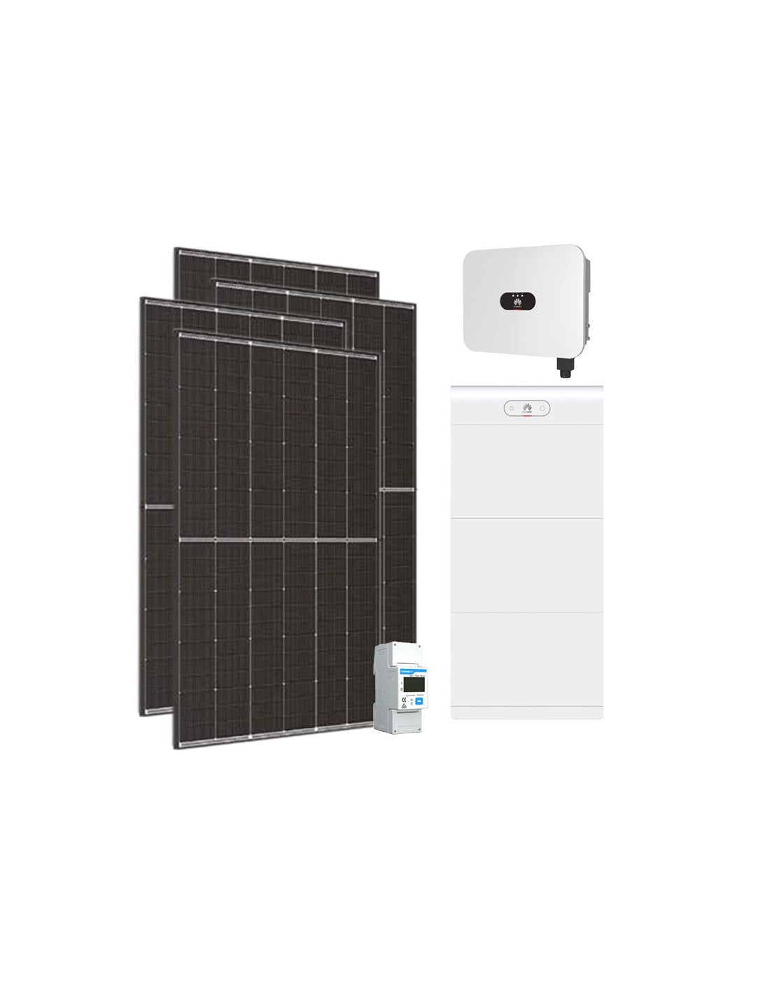 Einphasiger Photovoltaik-Kit 6300W-inverter Huawei 6kW LB0 lithium 21kWh LUNA2000