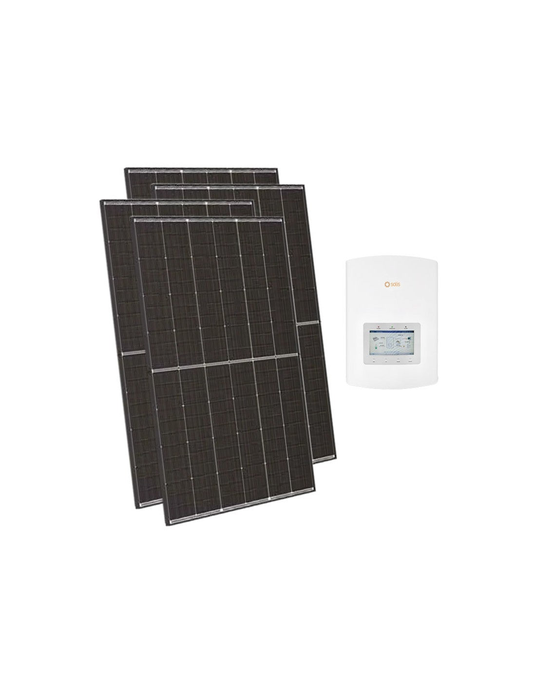 Einphasiges Photovoltaik-kit 6300W Solis Wechselrichter 6kW für Akkumulation