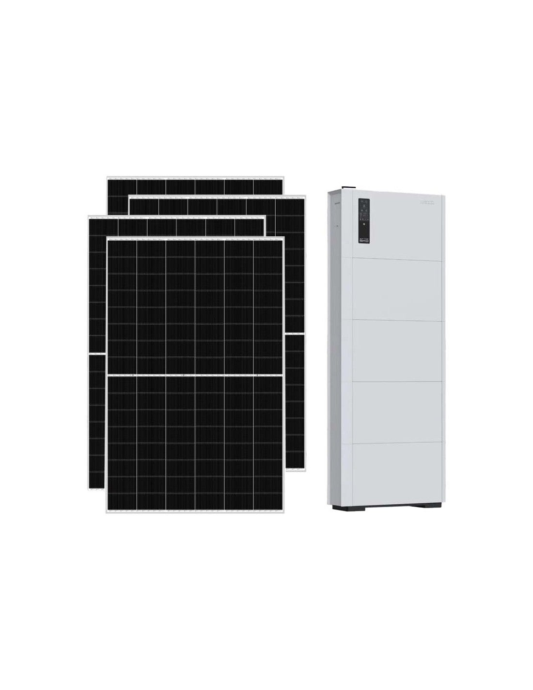 Einphasiges Photovoltaik-Kit 6370W inverter SMART EU 6kW Lithium 15.36kWh Weco