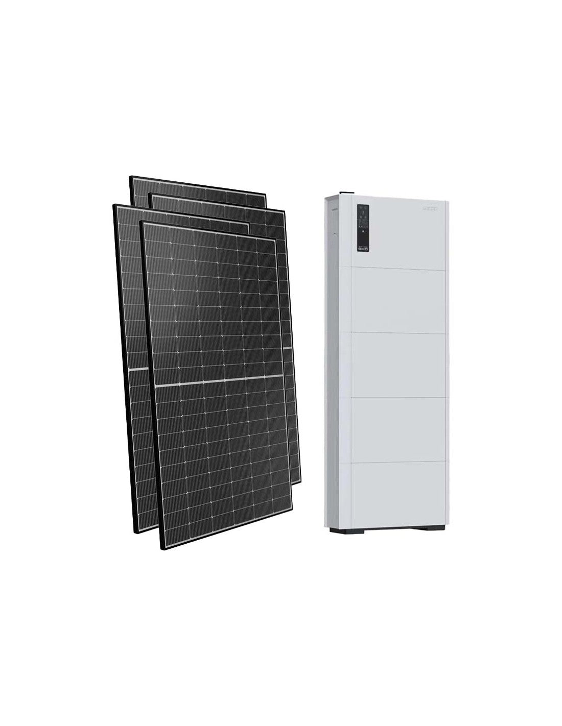 Einphasiges Photovoltaik-Kit 6500W inverter SMART EU 6kW Lithium 15.36kWh Weco