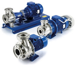 Lowara Blockpumpen aus Edelstahl ESHC 50-125/30/P25RSNA