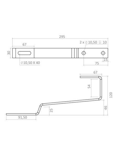 Feste Halterung für Solar-Photovoltaik-Flachziegel