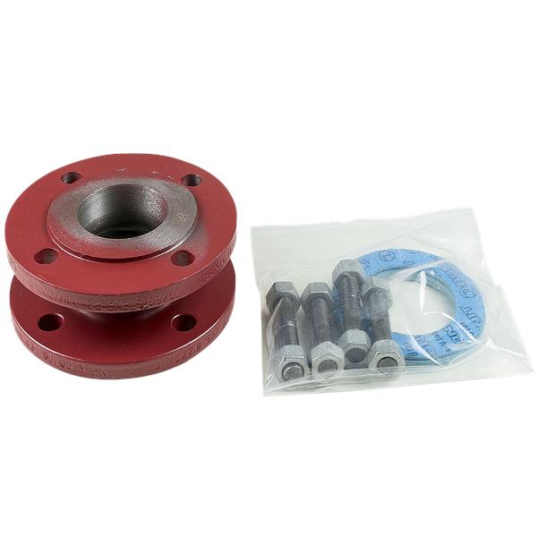 Adapter A50-60 DN 50 PN 6 Carbonstahl NCS 9000 Schwarz - Zubehör